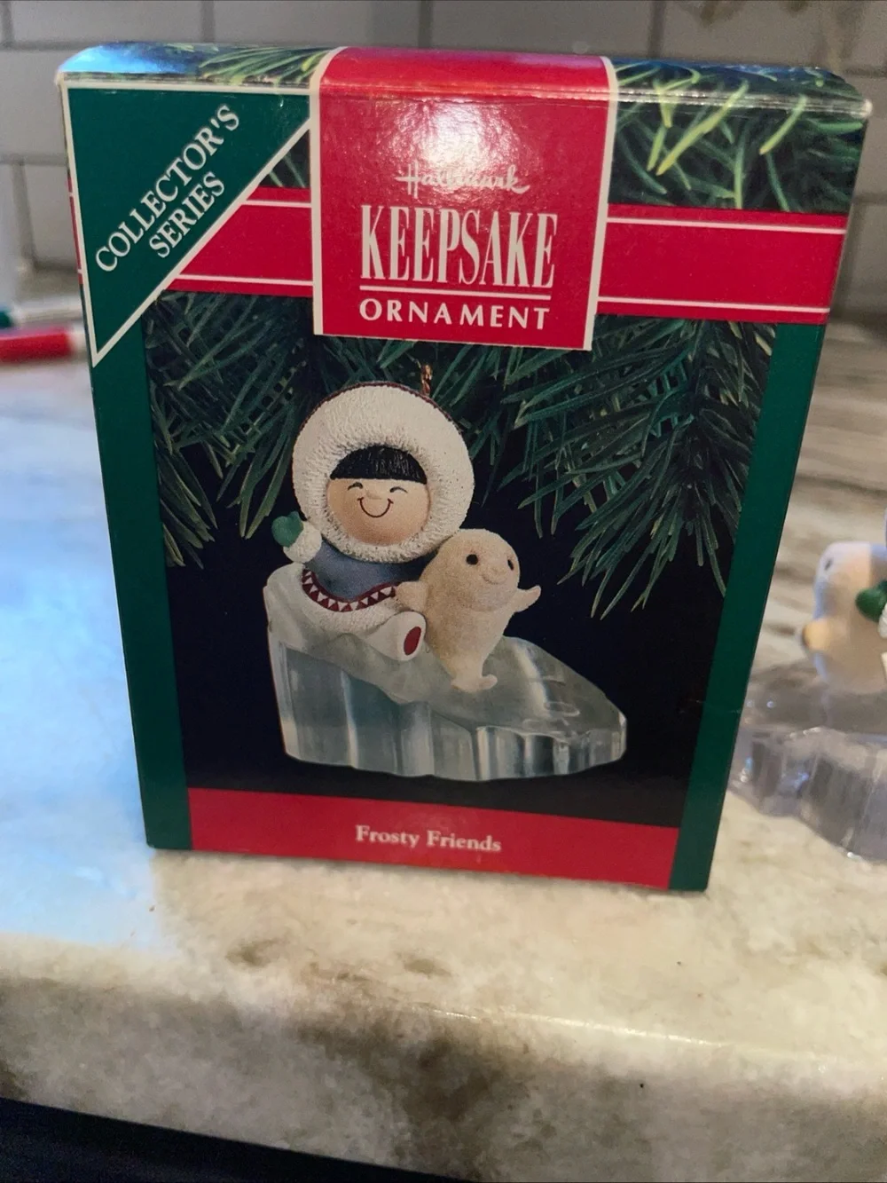 Hallmark 1990 Keepsake Ornament Frosty Friends Christmas 11th in Series Seal IOB
